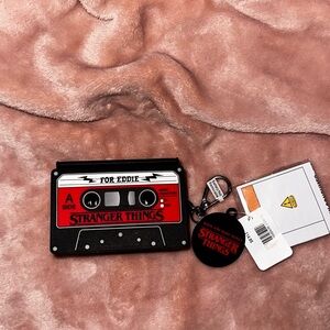 Stranger Things Eddie’s mix tape pocketbac holder
